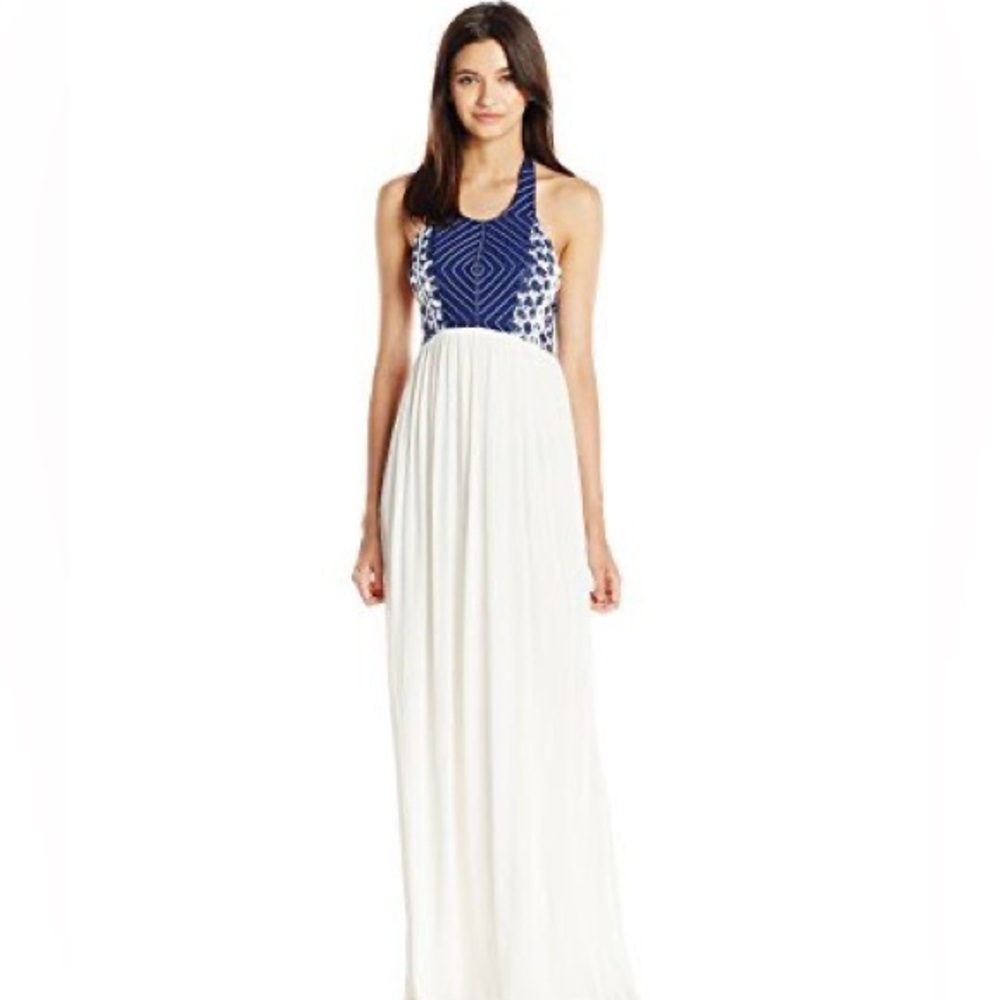 Rip Curl Fairweather Embroidery Maxi Dress size small